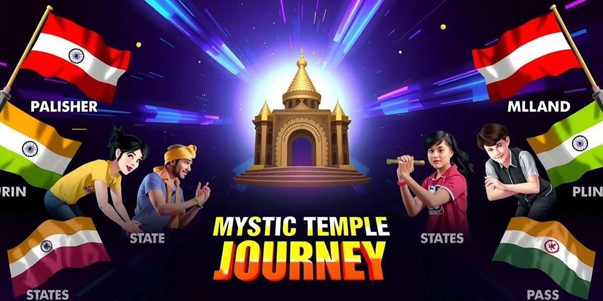 Mystic Temple Journey National Temple Challenge Mystic Temple Journey national tournament poster showing players from different Indian states competing