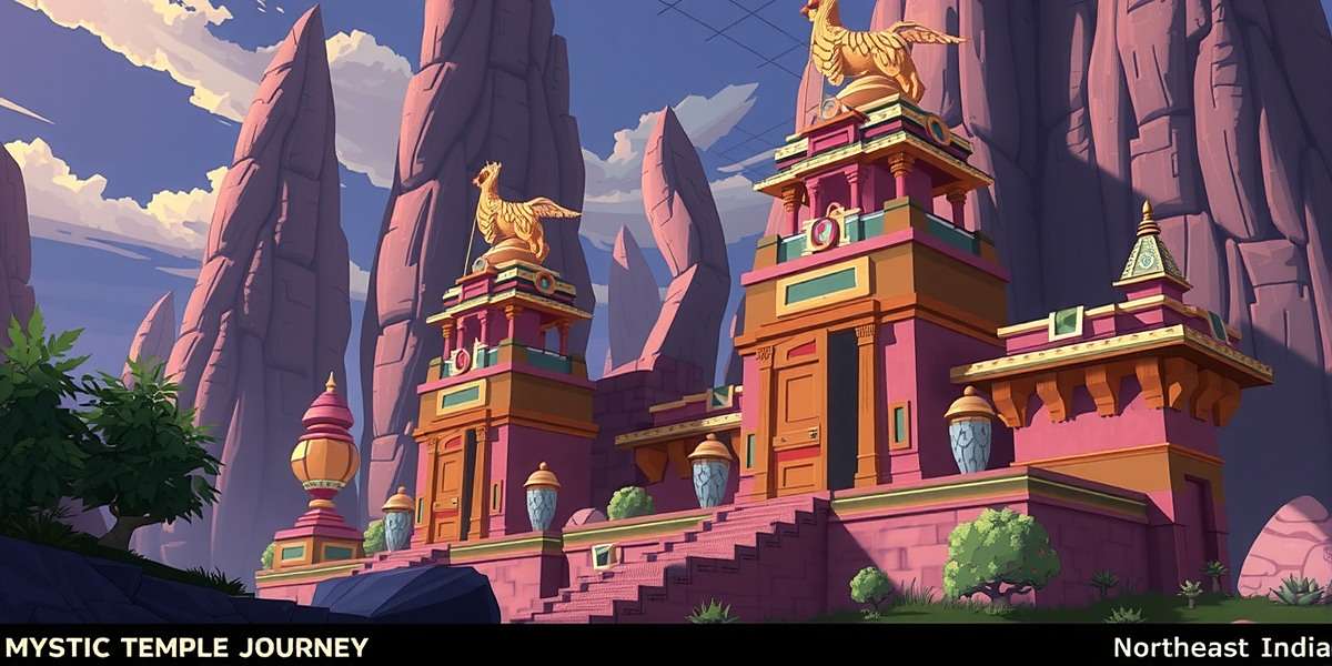 Mystic Temple Journey Upcoming Northeast India Expansion Concept art for upcoming Northeast India temple level in Mystic Temple Journey
