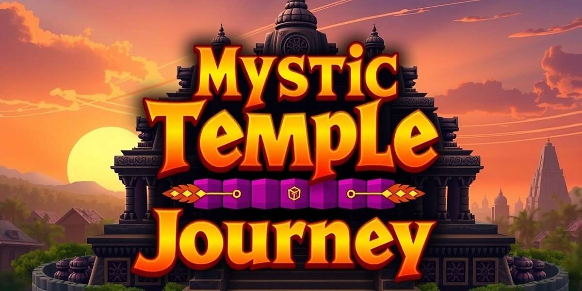 Mystic Temple Journey Official Cover Mystic Temple Journey game cover featuring ancient Indian temple with sunset background